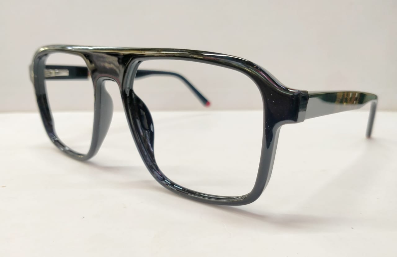 Vintage Aviator-Style Eyeglasses – Acetate Frame with Double Bridge
