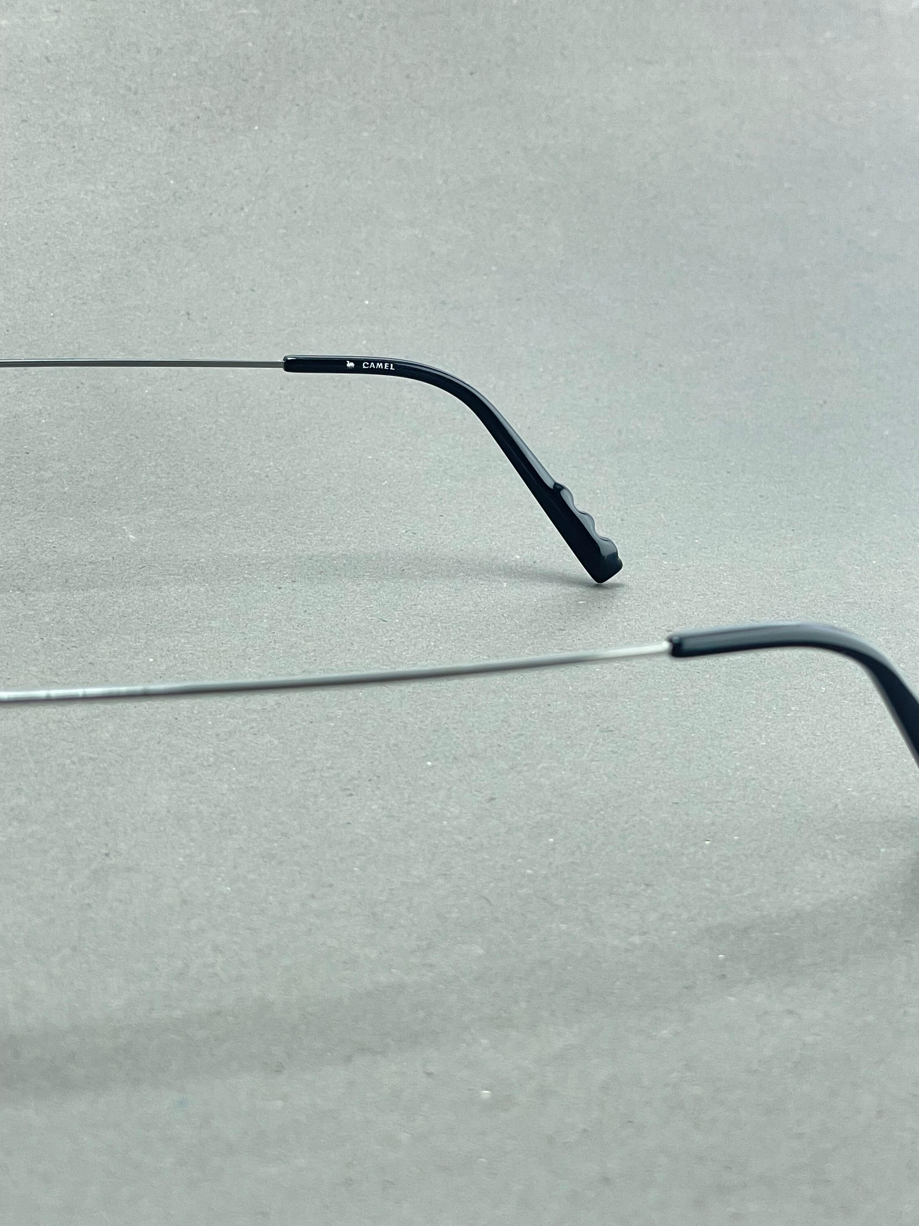 Sleek modern design with a black frame