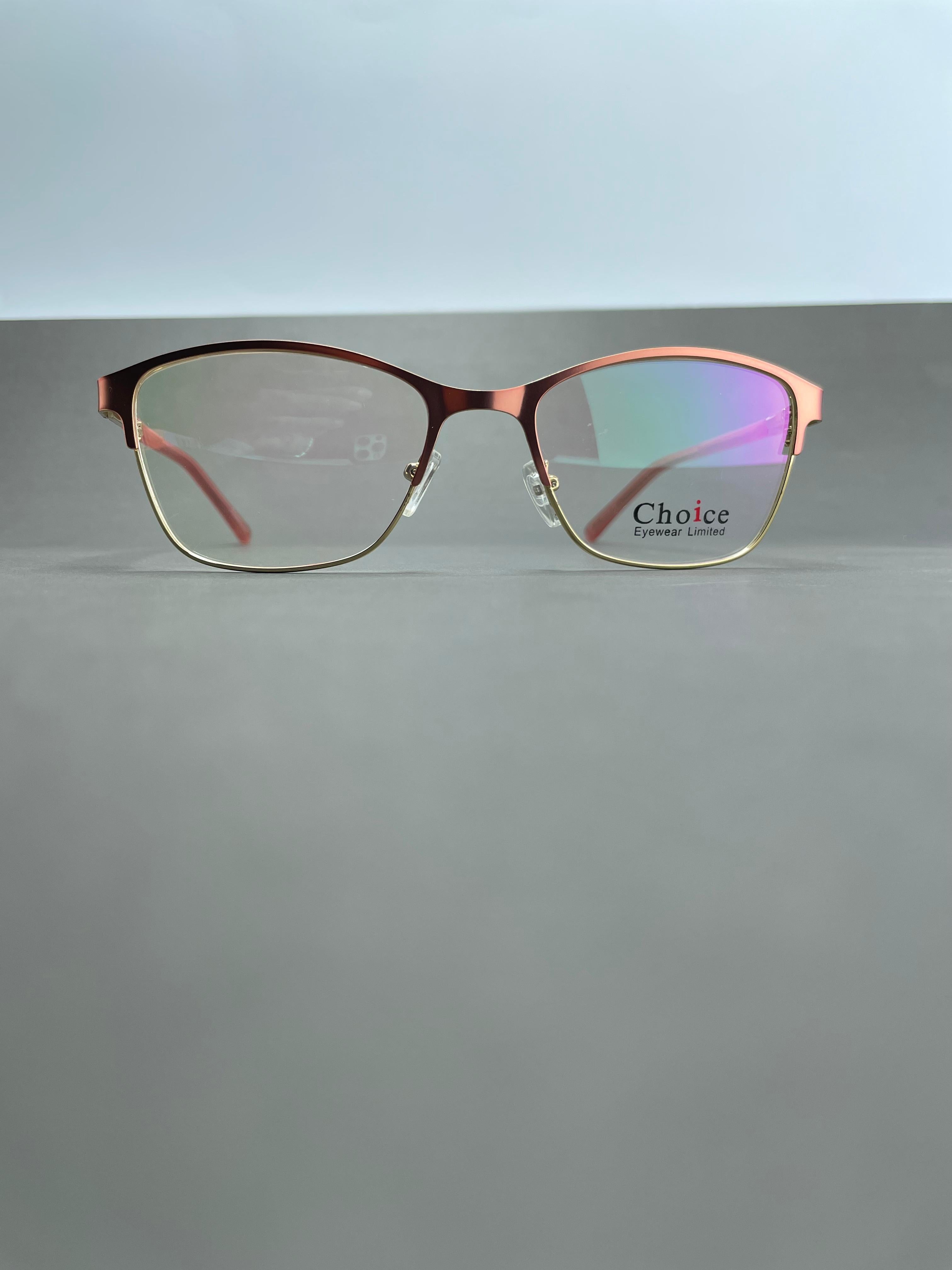 Pink frame with gold