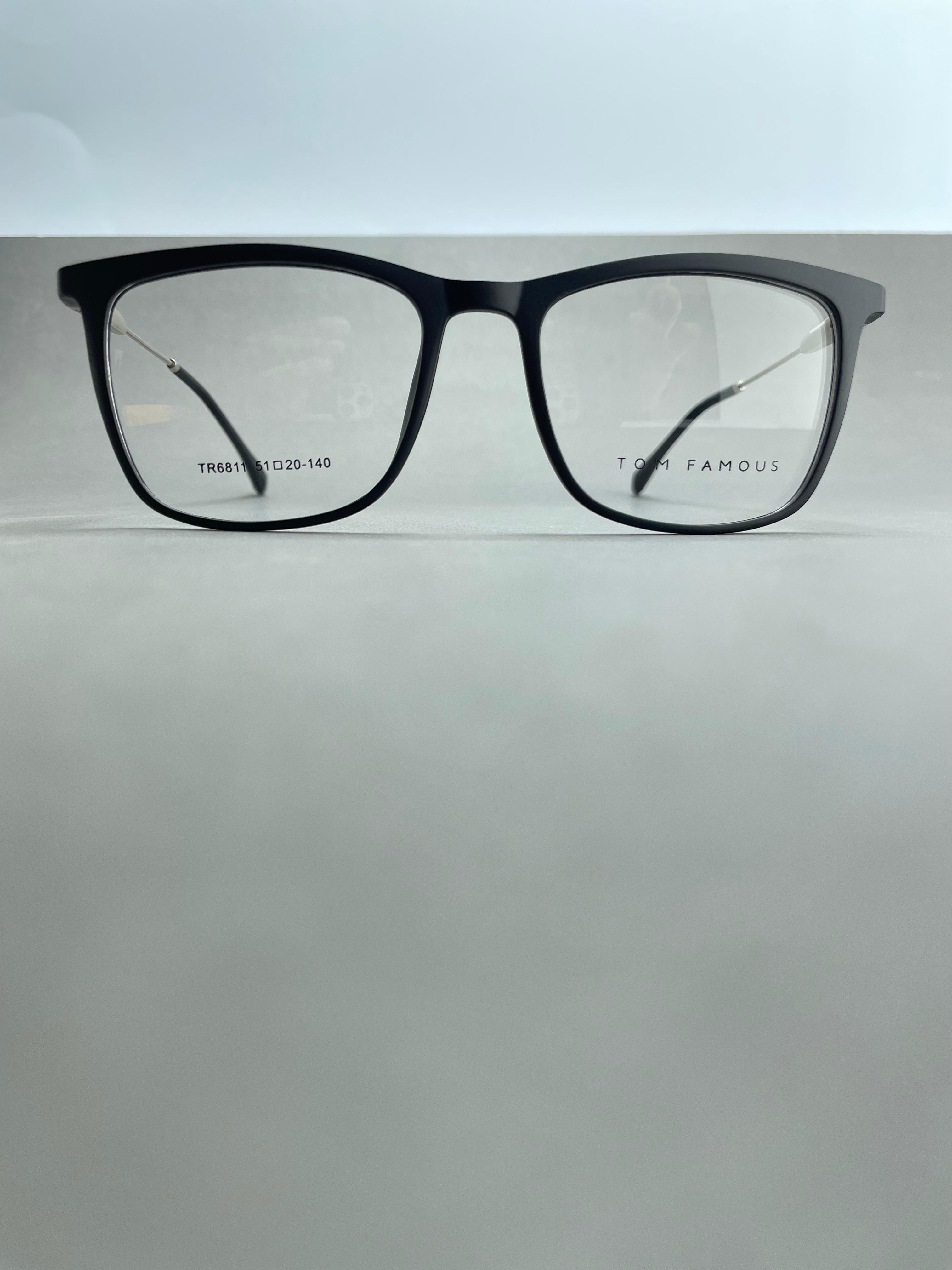 Black acetate frame